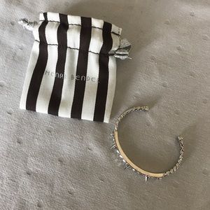 SALE Henri Bendel silver spike bracelet